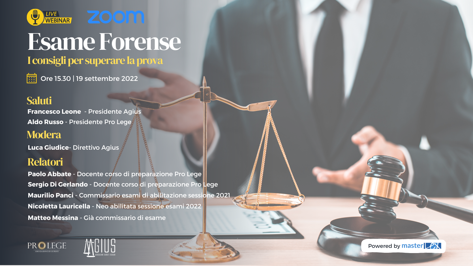 locandina webinar esame forense