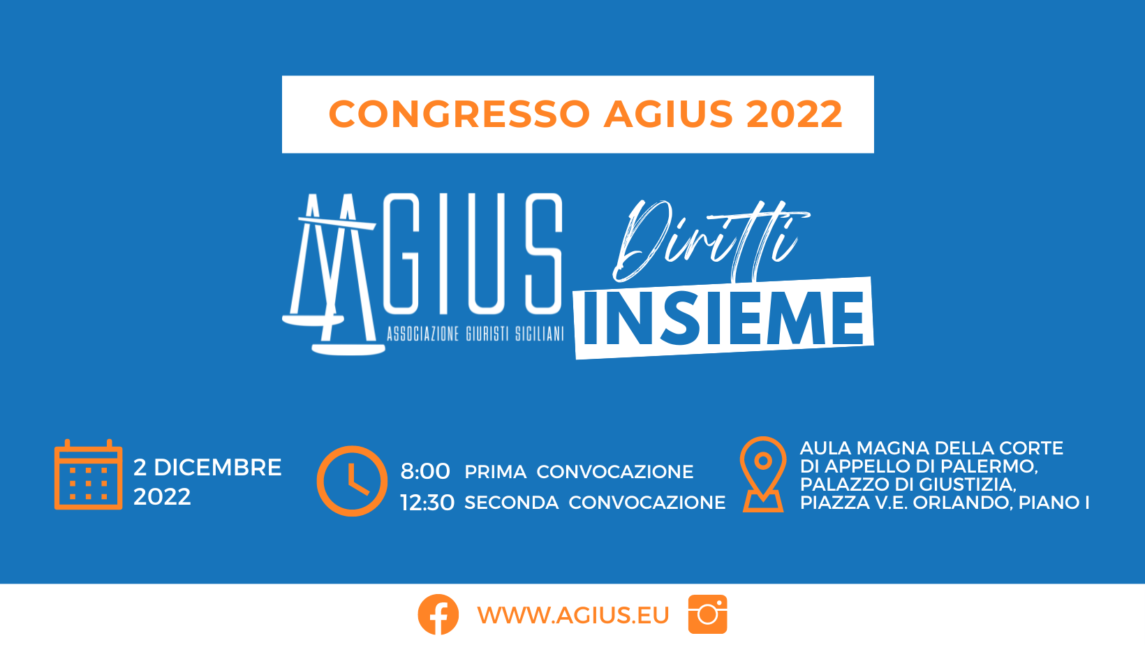 Convocazione Congresso AGIUS 2022