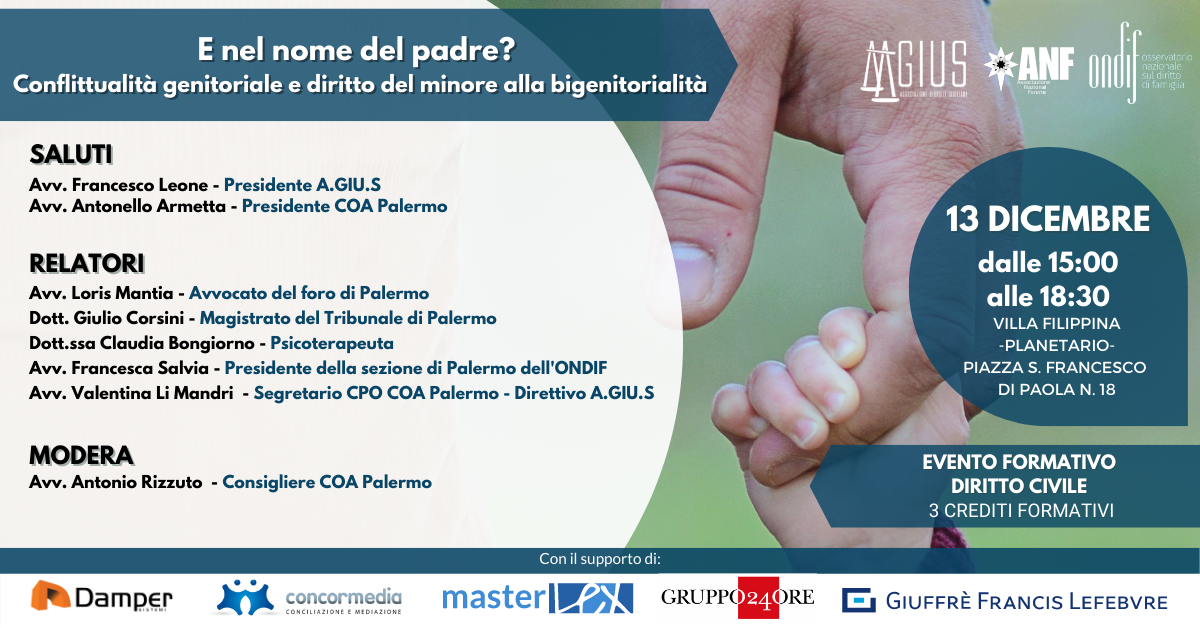 E nel nome del padre? Conflittualità genitoriale e diritto del minore alla bigenitorialità