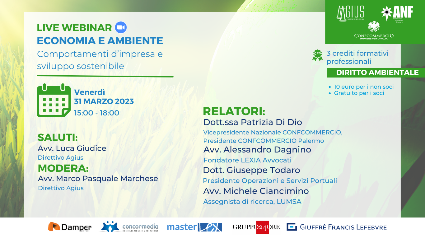 ECONOMIA E AMBIENTE: Comportamenti d’impresa e sviluppo sostenibile