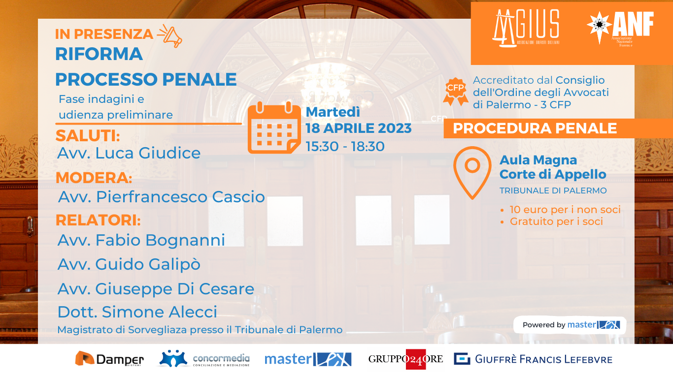 RIFORMA DEL PROCESSO PENALE: dibattimento e impugnazioni